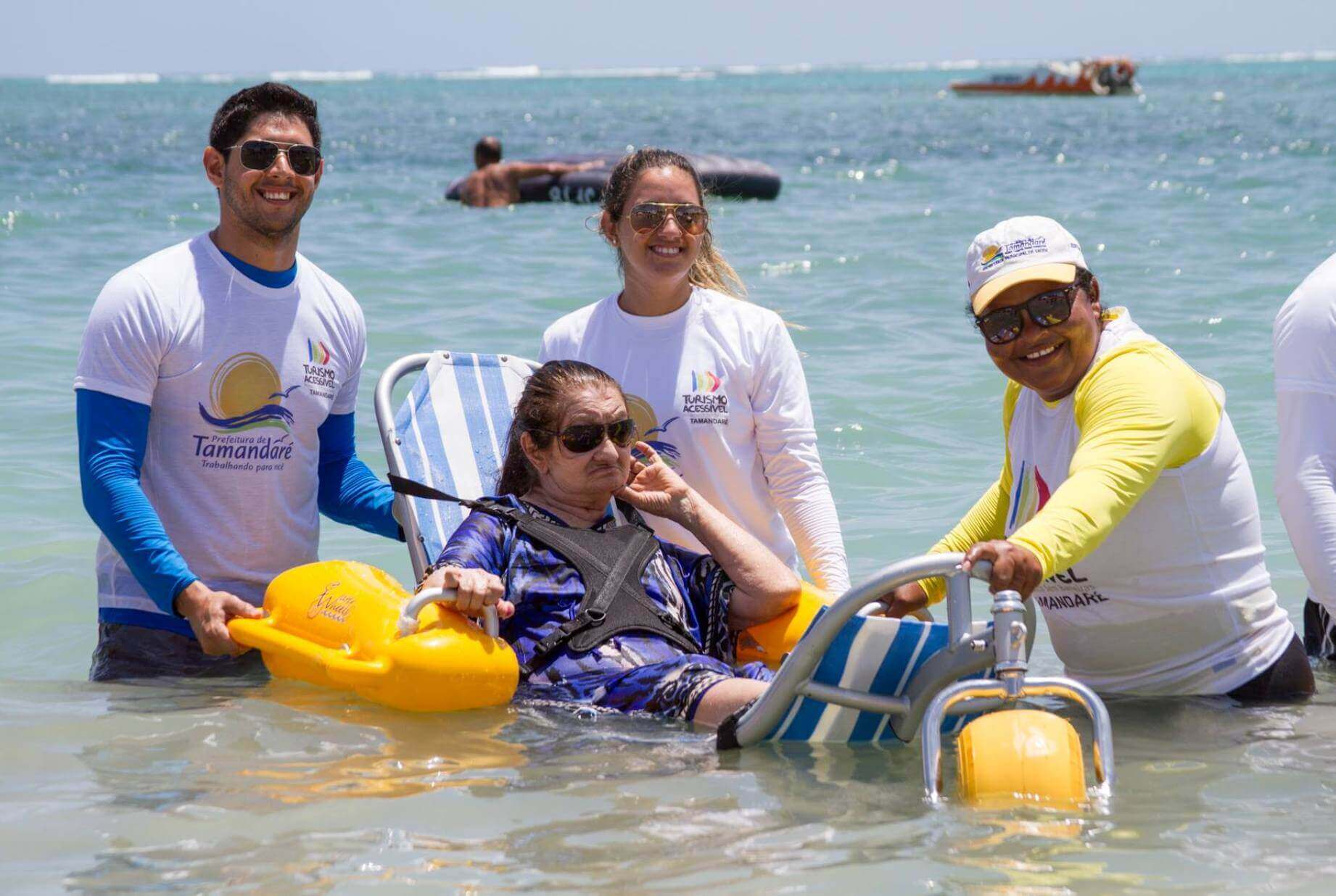 Sedia Galleggiante per Disabili da Spiaggia - Accessorio Tuareg Arredo Spiaggia