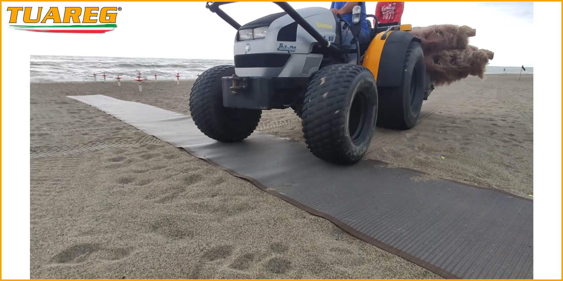 Rollable Beach Rug / Walkway - Tuareg Access - Product/Accessory for Beach Accessibility