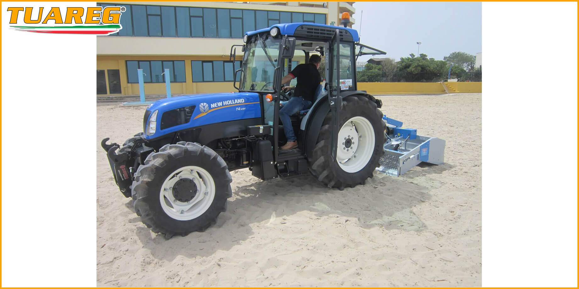 Tuareg EvoCombined - Beach Cleaning Machine - Attached to a Tractor