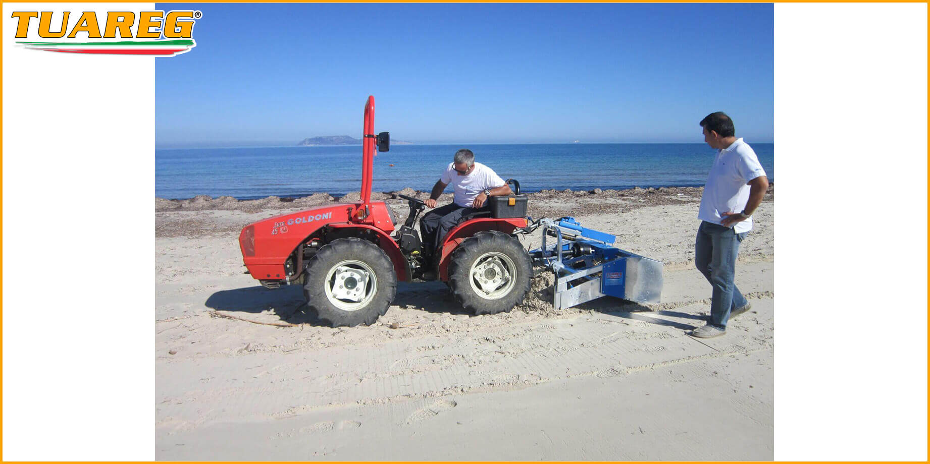 Tuareg EvoDynamic - Máquina de Limpieza de Playas - Llevado por un Tractor