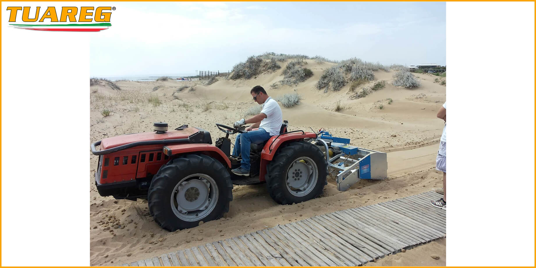 Tuareg EvoDynamic - Máquina de Limpieza de Playas - Llevado por un Tractor