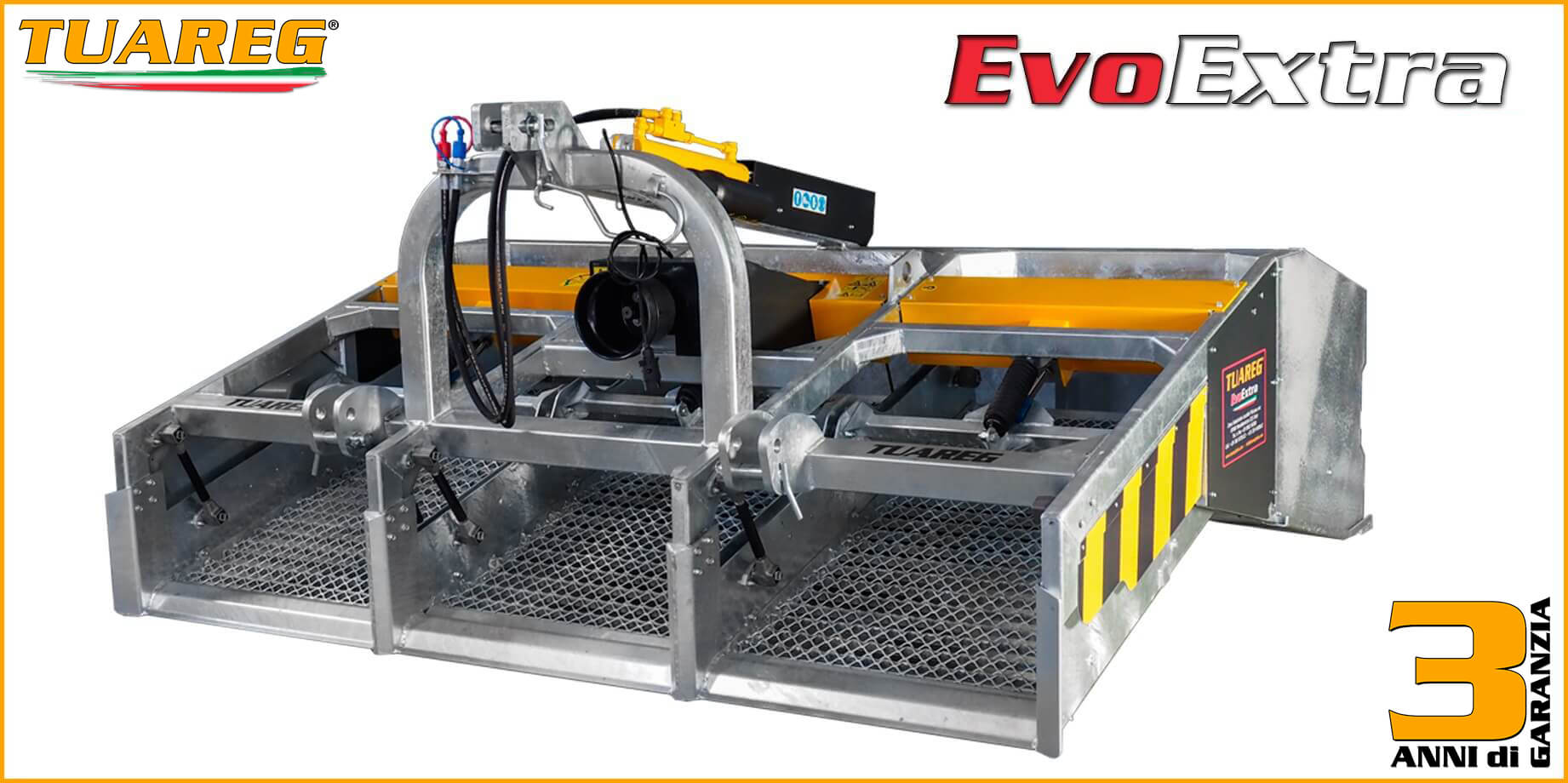 Tuareg EvoExtra - Beach Cleaning Machine - Attached to a Tractor