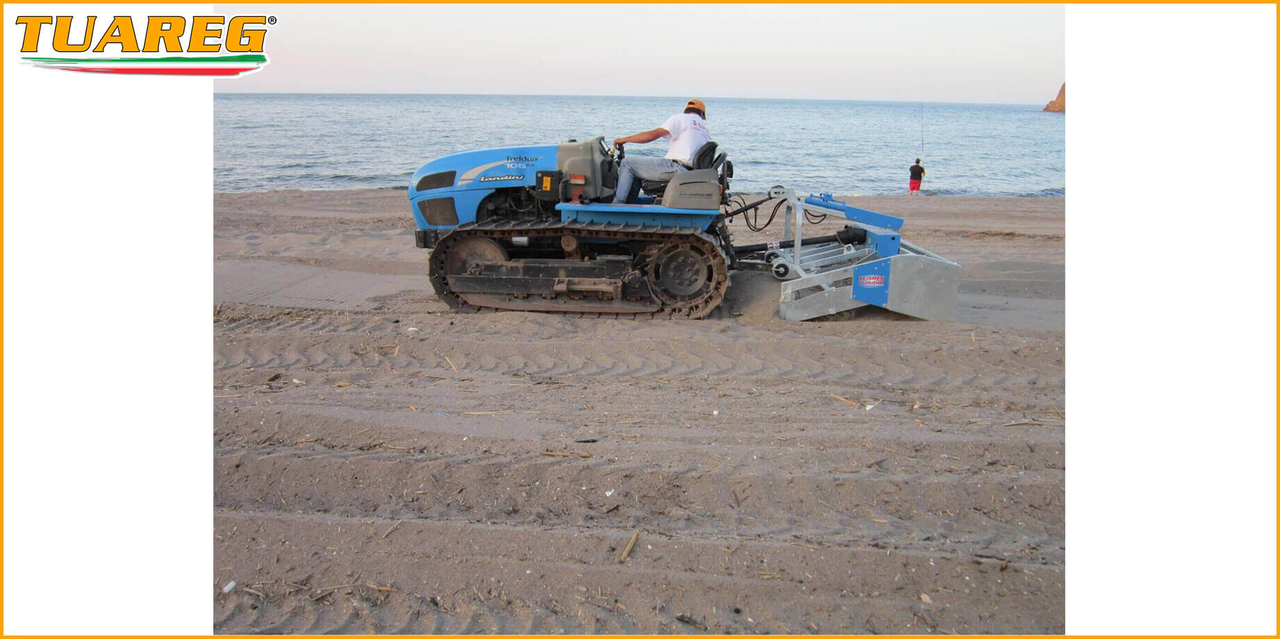Tuareg EvoPlus - Machine de Nettoyage de Plage - Attaché au Tracteur