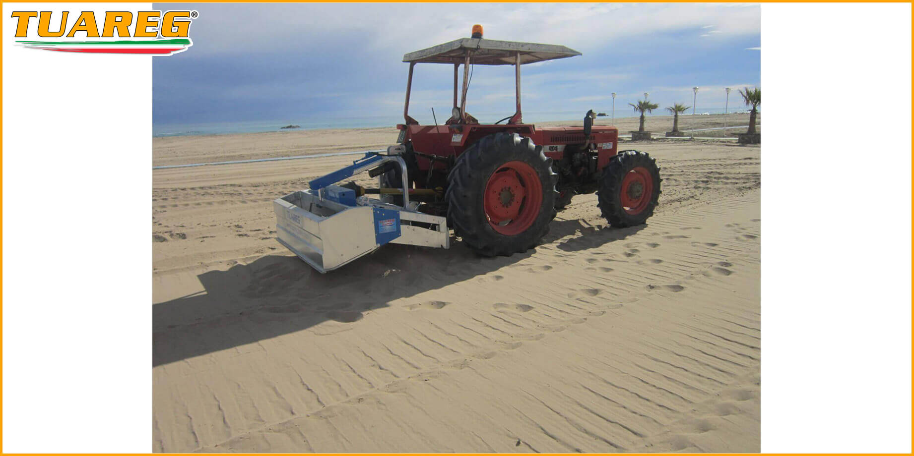 Tuareg EvoPlus - Machine de Nettoyage de Plage - Attaché au Tracteur